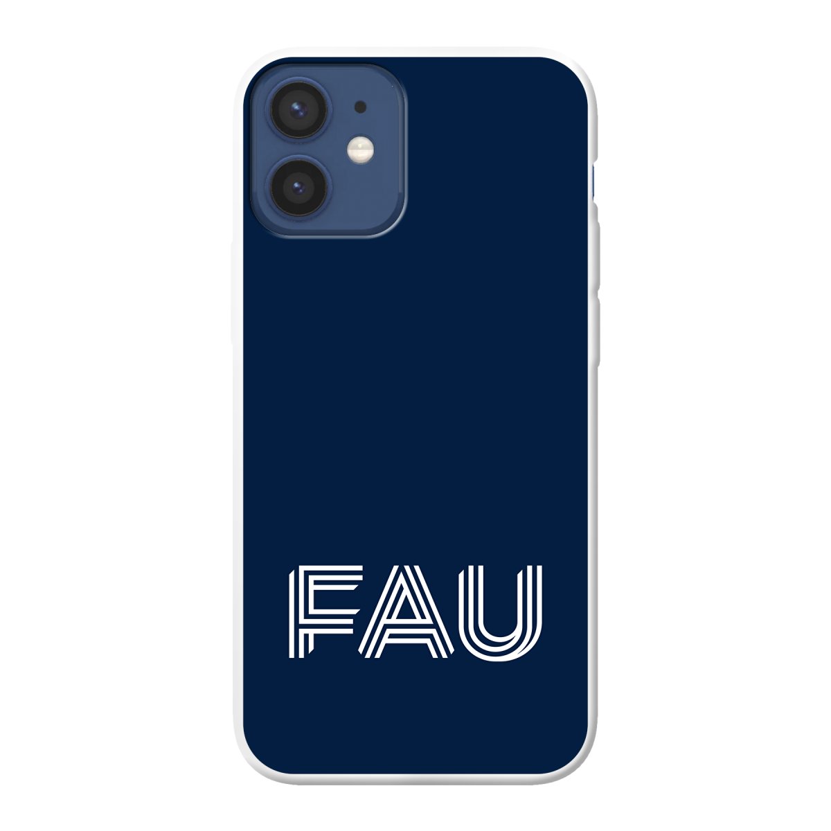 Phone Soft cases (back printed, white) - Apple